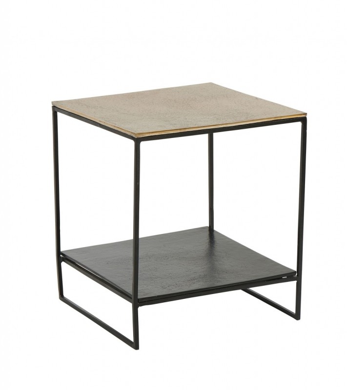 Gold cube coffee table deals